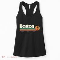 Basketball Boston City Bball Retro Stripes Women's Tank Top thumb 0