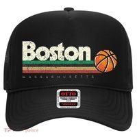 Basketball Boston City Bball Retro Stripes Hat thumb 0