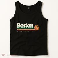 Basketball Boston City Bball Retro Stripes Tank Top thumb 2