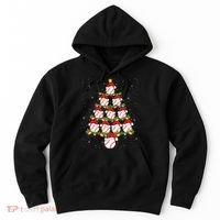 Baseball Ball Christmas Santa Love Lights Xmas Boys Hoodie thumb 0