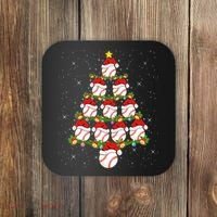 Baseball Ball Christmas Santa Love Lights Xmas Boys Coaster thumb 0