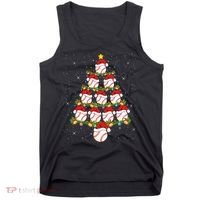 Baseball Ball Christmas Santa Love Lights Xmas Boys Tank Top thumb 0
