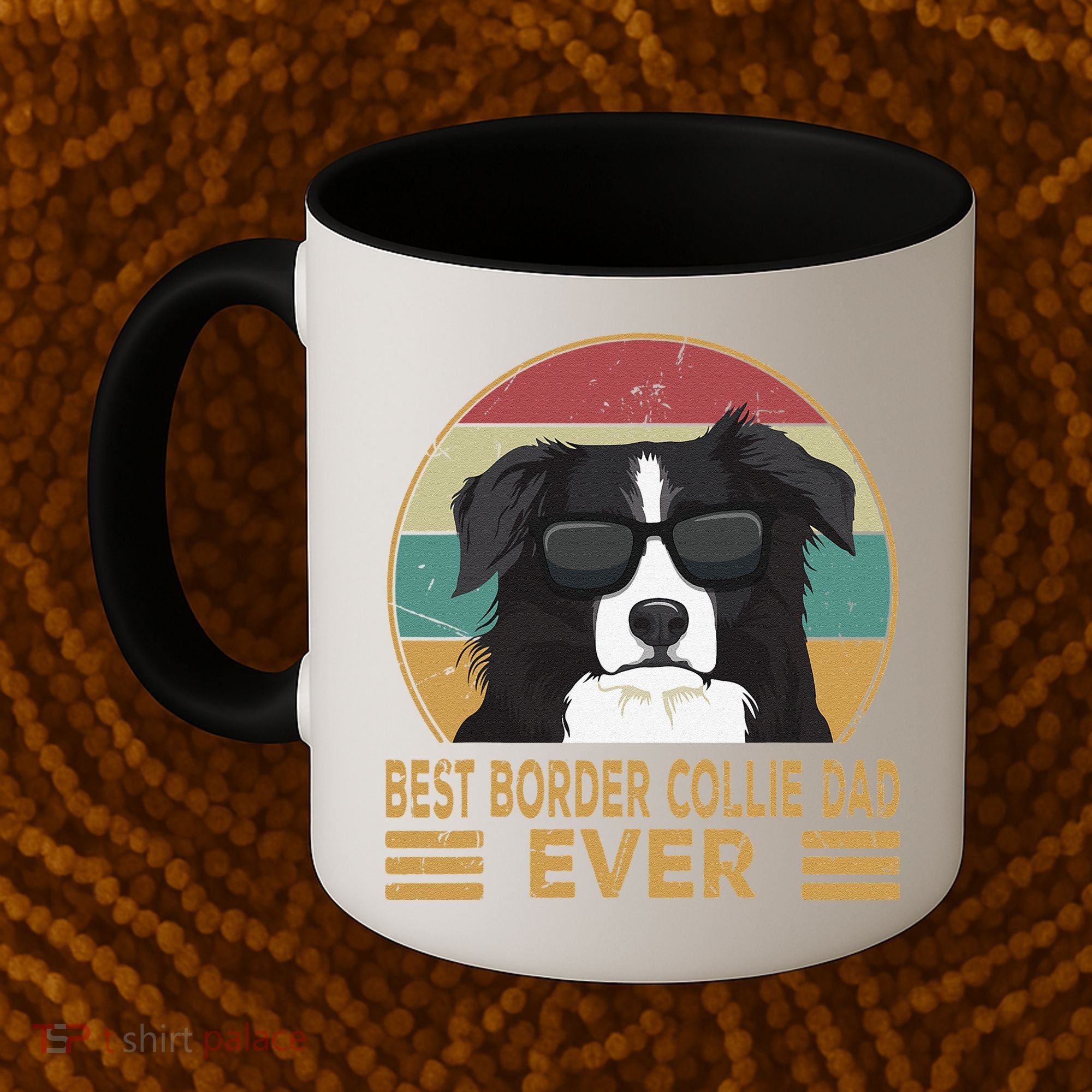 Best Border Collie Dad Ever Funny Dog Gift For And Coffee Mug