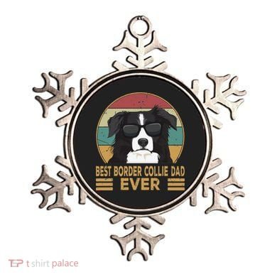 Best Border Collie Dad Ever Funny Dog Gift For And Ornament