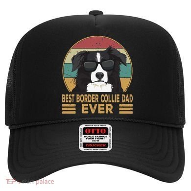 Best Border Collie Dad Ever Funny Dog Gift For And Hat
