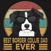 Best Border Collie Dad Ever Funny Dog Gift For And Visor thumb 3