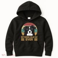 Best Border Collie Dad Ever Funny Dog Gift For And Kids Hoodie thumb 0