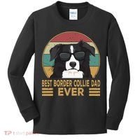 Best Border Collie Dad Ever Funny Dog Gift For And Kids Long Sleeve Shirt thumb 0