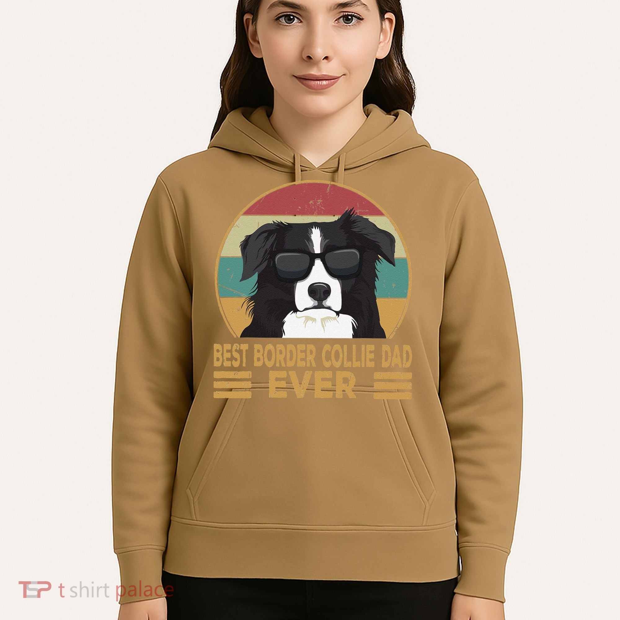 Best Border Collie Dad Ever Funny Dog Gift For And Hoodie