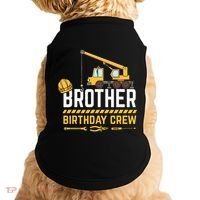 Brother Birthday Crew Construction Birthday Doggie Tank thumb 0