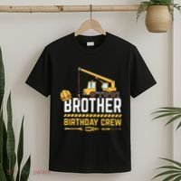 Brother Birthday Crew Construction Birthday T-Shirt thumb 2