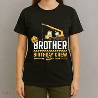 Brother Birthday Crew Construction Birthday T-Shirt thumb 4