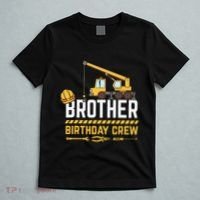 Brother Birthday Crew Construction Birthday T-Shirt thumb 5