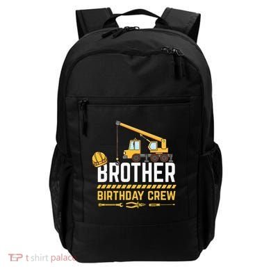 Brother Birthday Crew Construction Birthday Backpack
