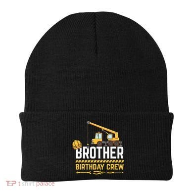 Brother Birthday Crew Construction Birthday Beanie