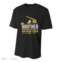 Brother Birthday Crew Construction Birthday Youth Performance Sprint T-Shirt thumb 0