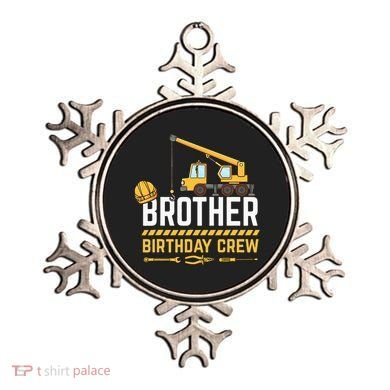 Brother Birthday Crew Construction Birthday Ornament