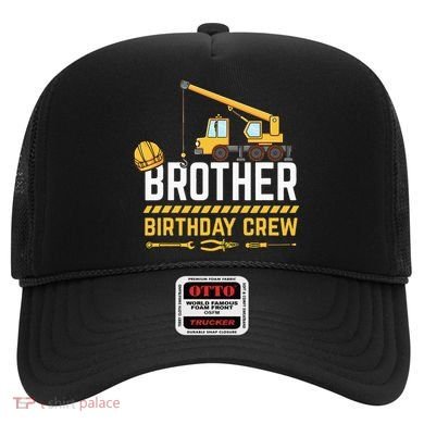 Brother Birthday Crew Construction Birthday Hat