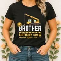 Brother Birthday Crew Construction Birthday Women's T-Shirt thumb 2