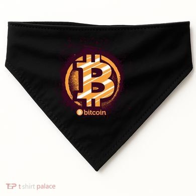 Bitcoin BTC Crypto Cryptocurrency Trader USA-Made Doggie Bandana