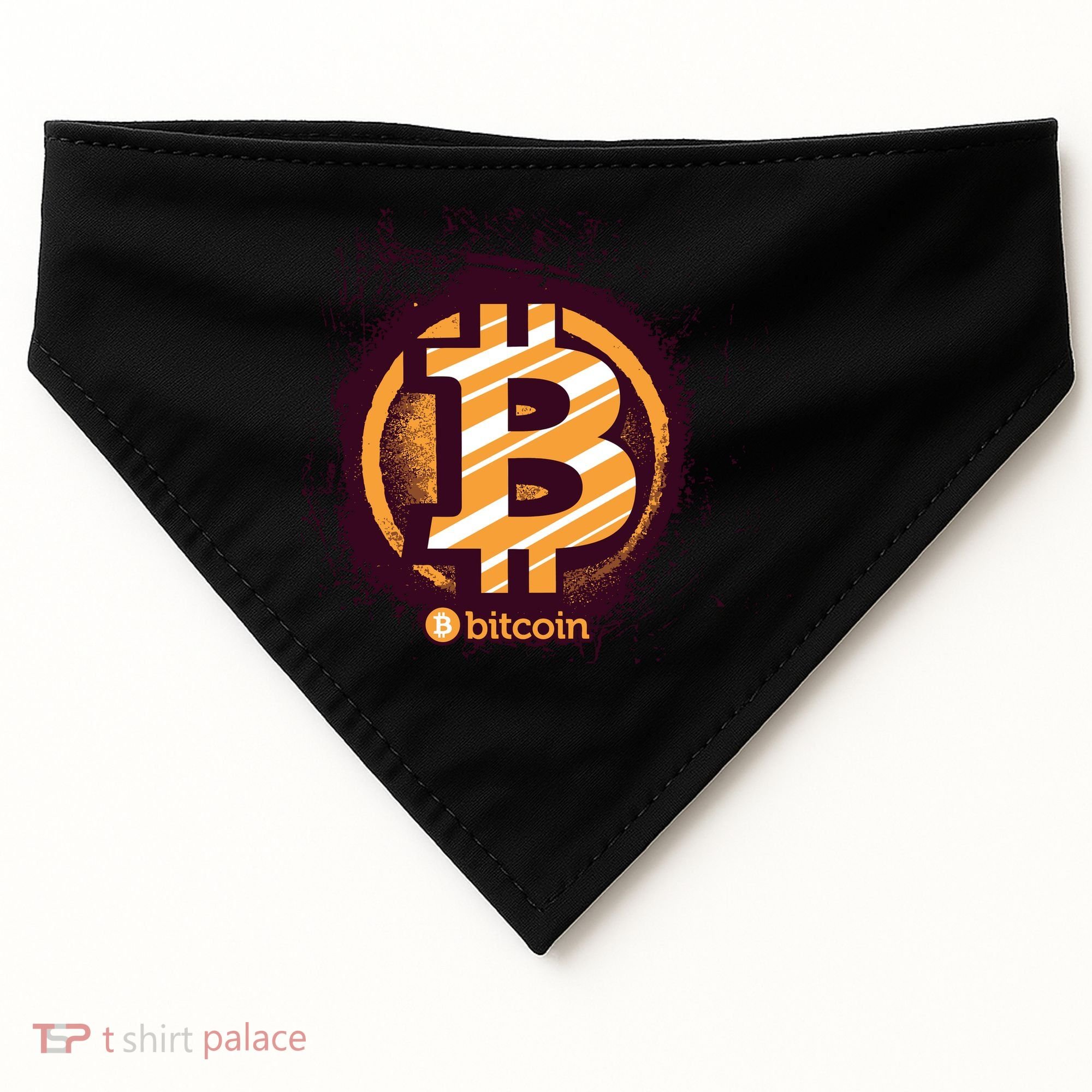Bitcoin BTC Crypto Cryptocurrency Trader USA-Made Doggie Bandana