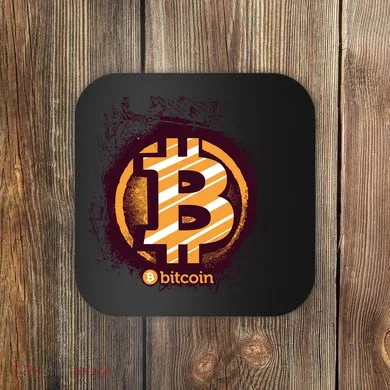 Bitcoin BTC Crypto Cryptocurrency Trader Coaster