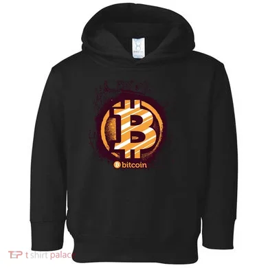 Bitcoin BTC Crypto Cryptocurrency Trader Toddler Hoodie