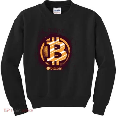 Bitcoin BTC Crypto Cryptocurrency Trader Kids Sweatshirt