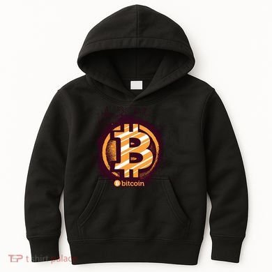 Bitcoin BTC Crypto Cryptocurrency Trader Kids Hoodie