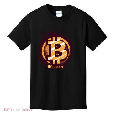 Bitcoin BTC Crypto Cryptocurrency Trader Kids T-Shirt