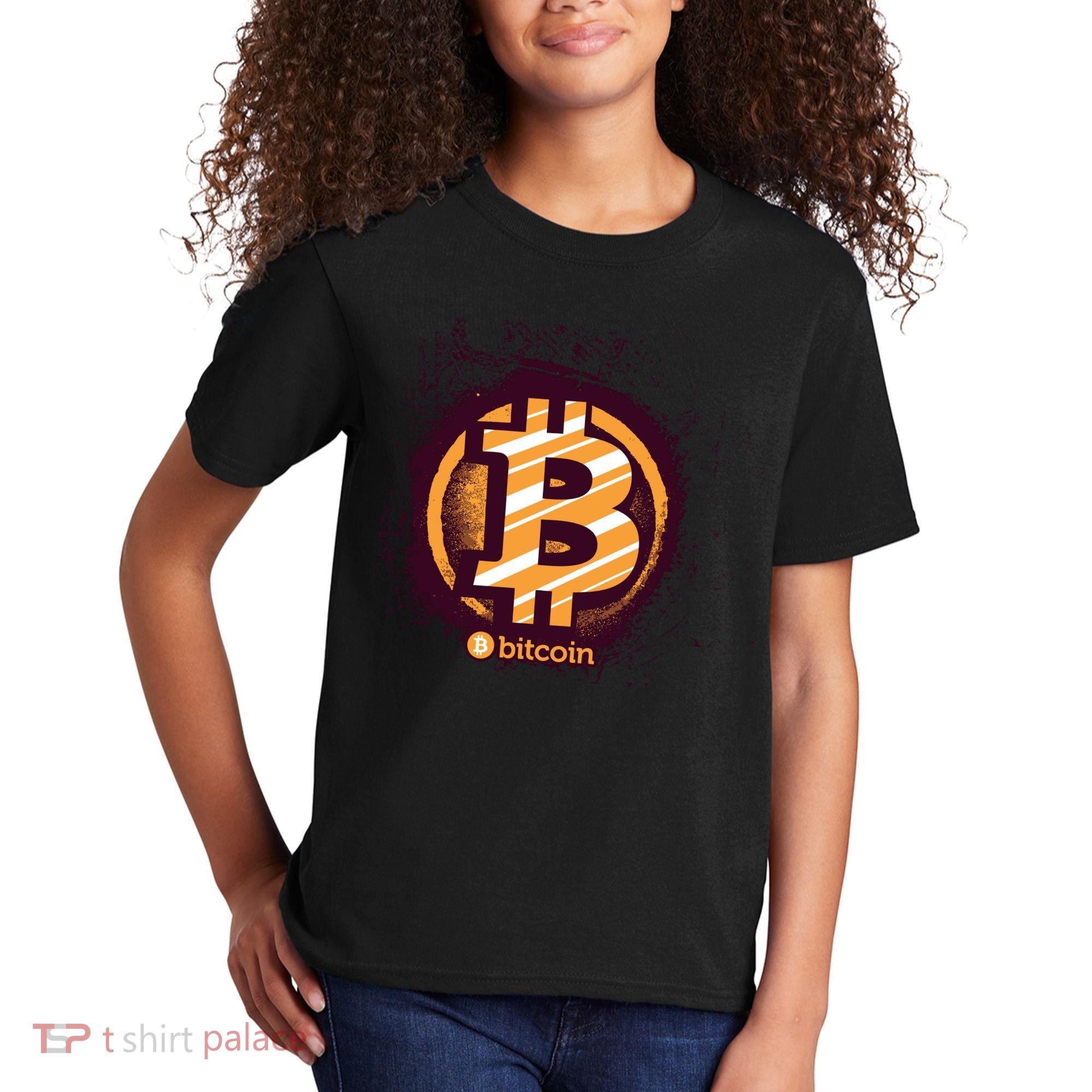 Bitcoin BTC Crypto Cryptocurrency Trader Kids T-Shirt
