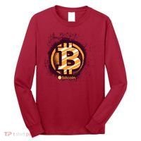 Bitcoin BTC Crypto Cryptocurrency Trader Long Sleeve Shirt thumb 0