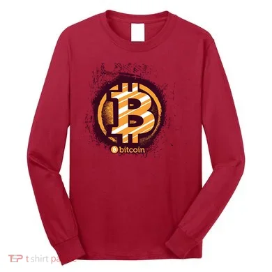 Bitcoin BTC Crypto Cryptocurrency Trader Long Sleeve Shirt