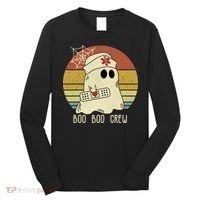 Boo Boo Crew Nurse Halloween Nurse For Women Long Sleeve Shirt thumb 0