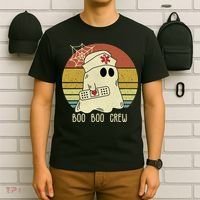 Boo Boo Crew Nurse Halloween Nurse For Women T-Shirt thumb 6