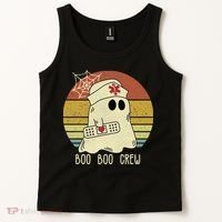 Boo Boo Crew Nurse Halloween Nurse For Women Tank Top thumb 2