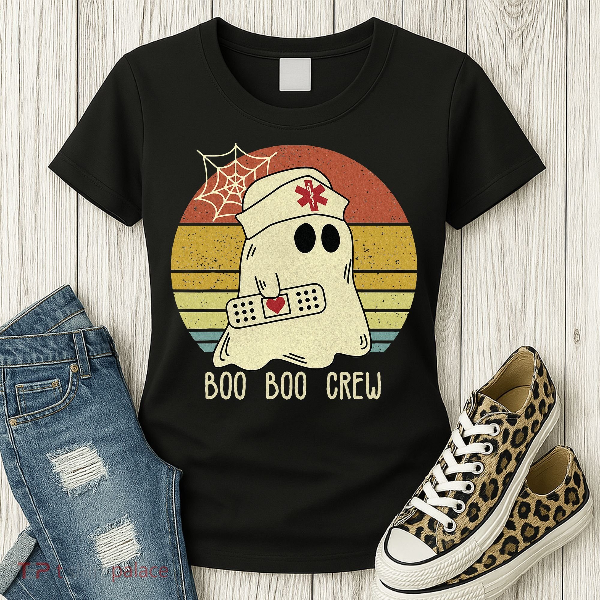 Boo Boo Crew Nurse Halloween Nurse For Women Women's T-Shirt