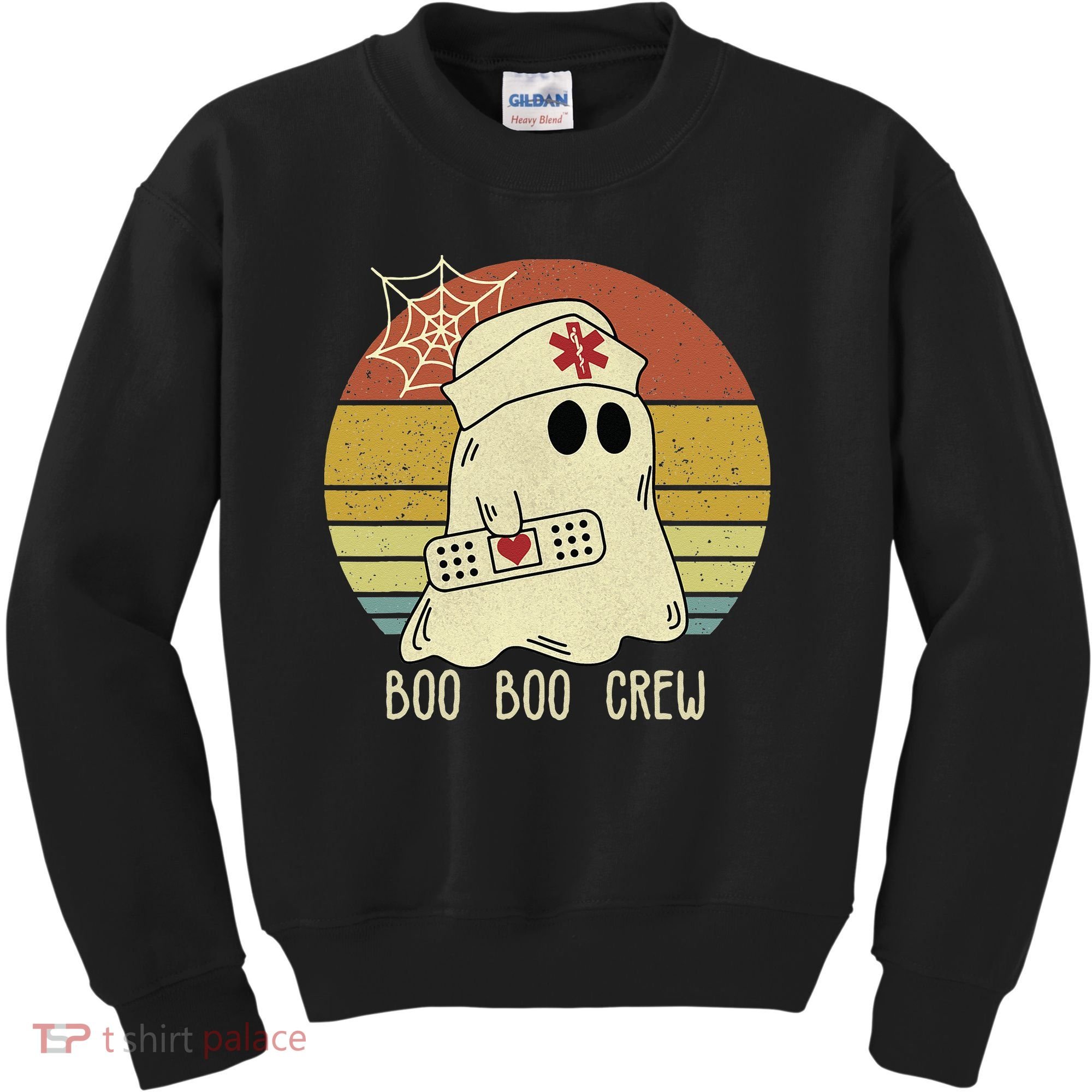 Boo Boo Crew Nurse Halloween Nurse For Women Kids Sweatshirt