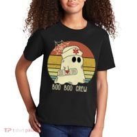 Boo Boo Crew Nurse Halloween Nurse For Women Kids T-Shirt thumb 2