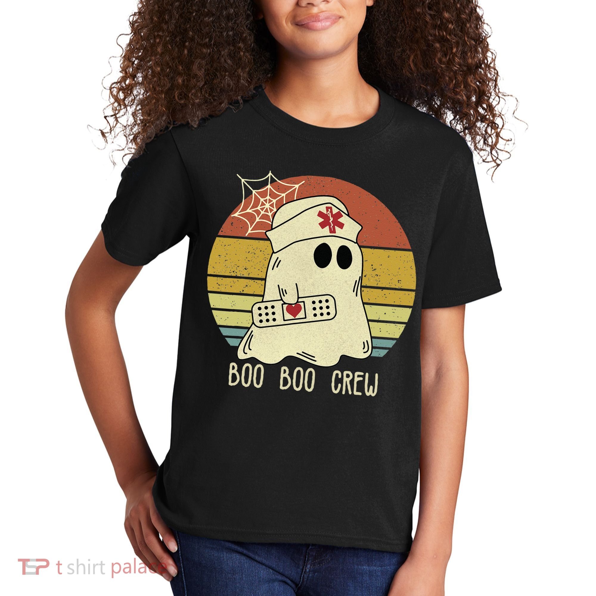 Boo Boo Crew Nurse Halloween Nurse For Women Kids T-Shirt