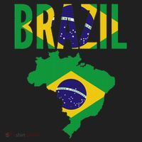 Brazilian Brazil Country Map Flag Hat thumb 2