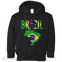 Brazilian Brazil Country Map Flag Toddler Hoodie thumb 0