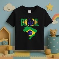 Brazilian Brazil Country Map Flag Toddler T-Shirt thumb 3