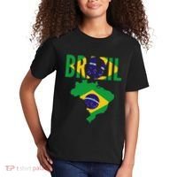 Brazilian Brazil Country Map Flag Kids T-Shirt thumb 2
