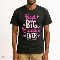 Best Big Cousin Ever For And Tall T-Shirt thumb 2