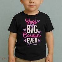 Best Big Cousin Ever For And Toddler T-Shirt thumb 2