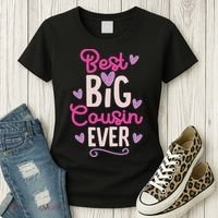 Best Big Cousin Ever For And Women's T-Shirt thumb 3