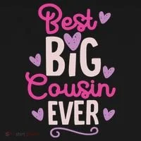Best Big Cousin Ever For And Women's T-Shirt thumb 6