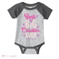 Best Big Cousin Ever For And Infant Baby Jersey Bodysuit thumb 0
