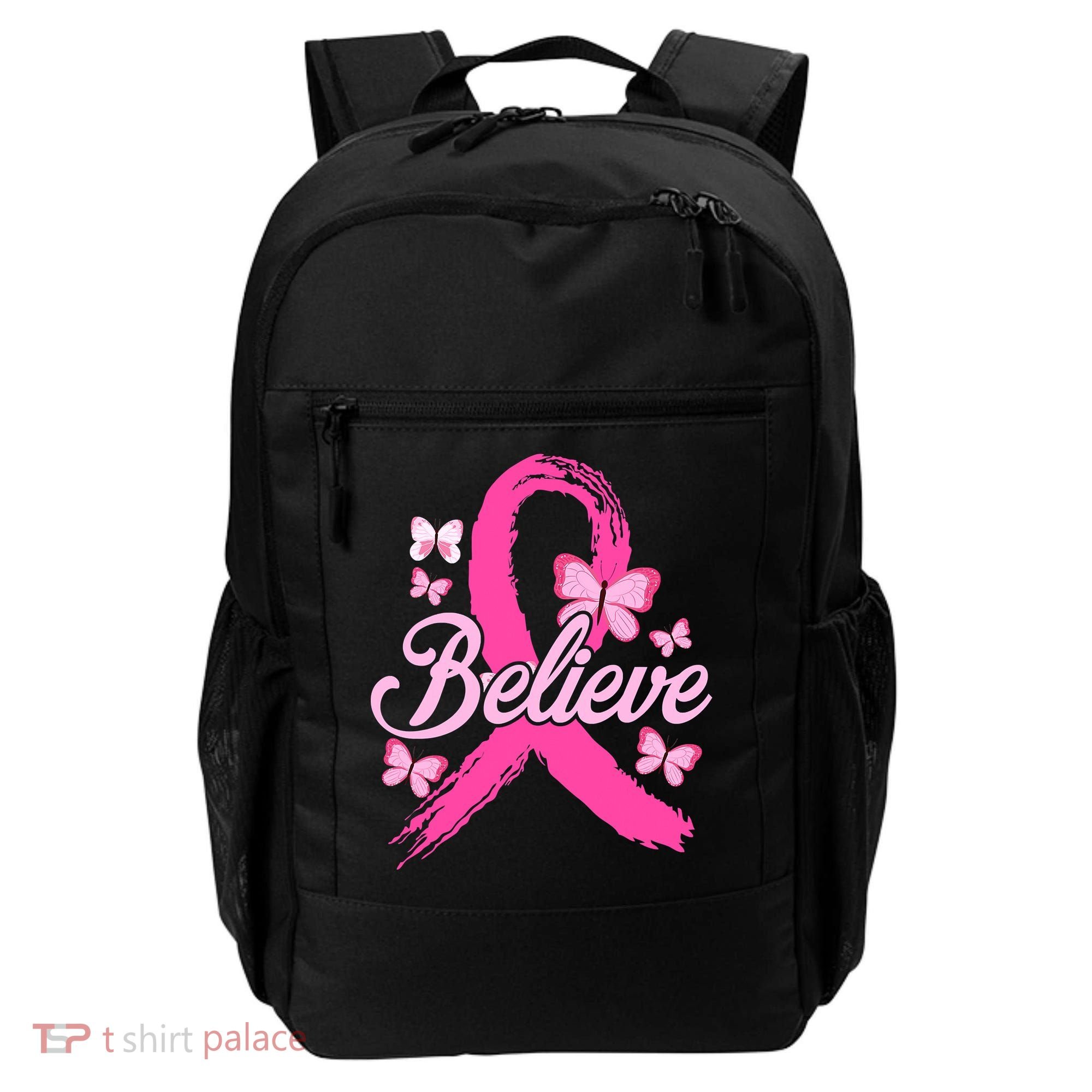 Believe Breast Cancer Awareness Month Breast Cancer Backpack